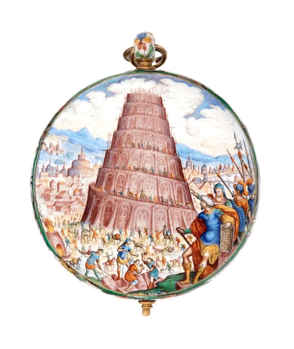 Round enamelled watch (MIH I-1331)