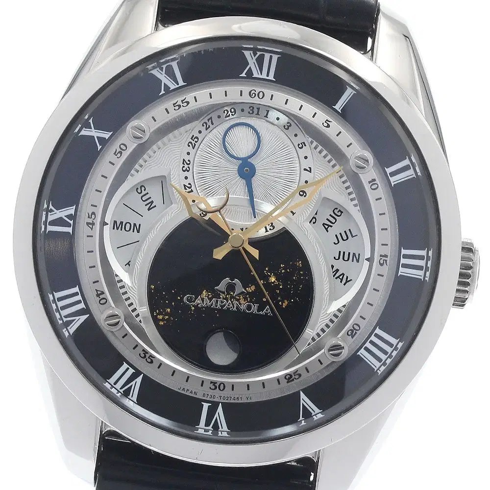 Dial and case front of the Citizen Campanola Tenmanboshi wristwatch