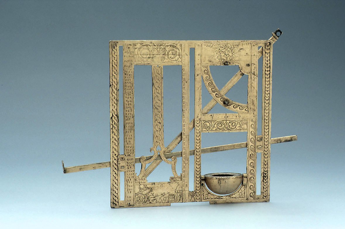 Gunner's compendium, unsigned, German, later 16th century, held by the Museum of the History of Science, Oxford.