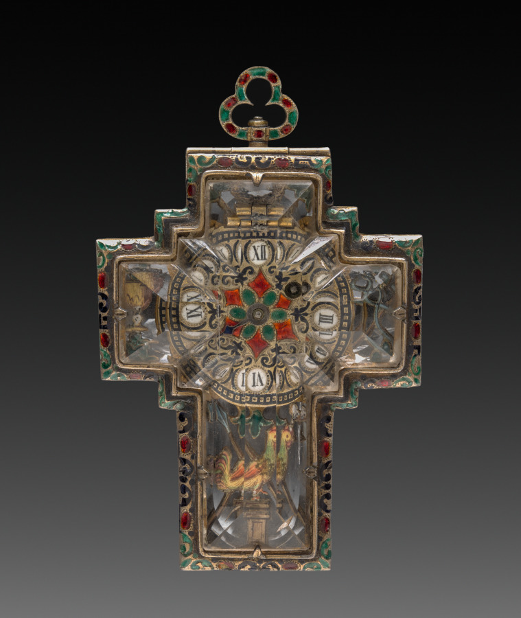 Cross-shaped crystal watch — Cleveland 1916.323