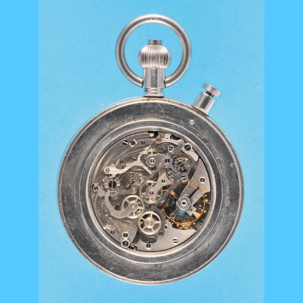 Large Breitling Pocket Watch with Split-Seconds ...