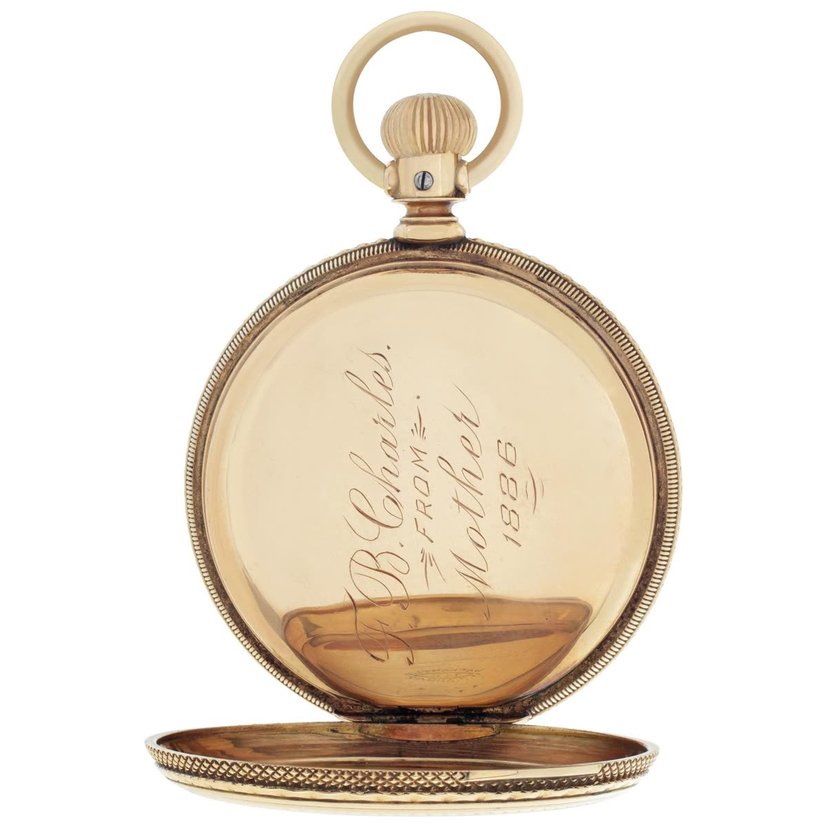 Hamilton Hunter 14k Yellow Gold Pocket Watch – 1886
