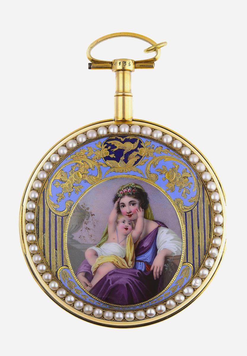 Round enamelled watch, Dial signed: Phe Terrot, Movement signed: Phe Terrot N° 14138 (MIH I-100)