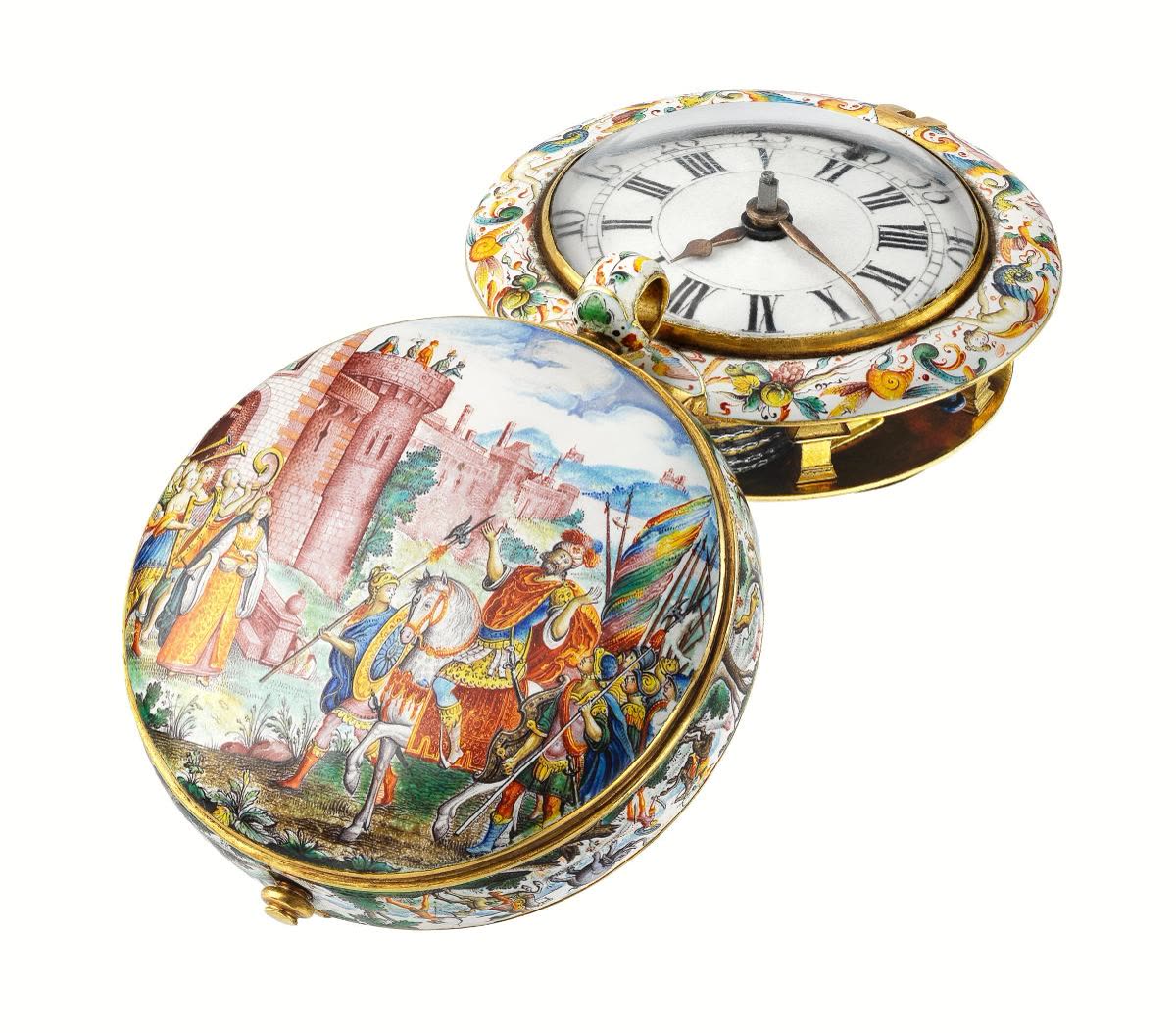 Montre ronde émaillée (MIH I-1219)
